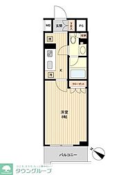 HF両国レジデンス 1Kの間取図画像