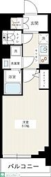HY's三ノ輪 1Kの間取図画像