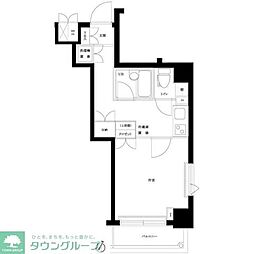 ルーブル日本橋 1Kの間取図画像