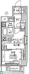アイル押上ノルド 1DKの間取図画像