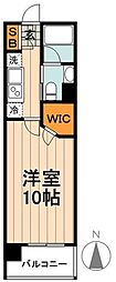 コンフォリア秋葉原EAST 1Kの間取図画像