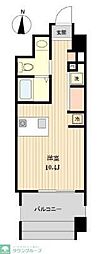 Primal亀戸 ワンルームの間取図画像