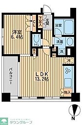 プロスペクト森下 1LDKの間取図画像