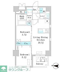 物件の間取り