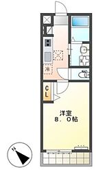 ルークス 1Kの間取図画像
