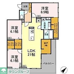 物件の間取り