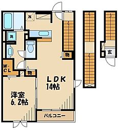 間取図画像 1LDK