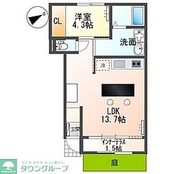 間取図画像 1LDK