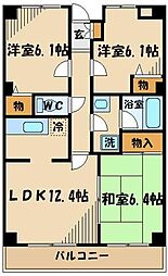 間取図画像 2SLDK