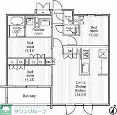物件の間取り