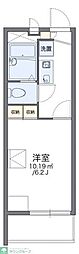 レオパレスグランパルク小柳 1Kの間取図画像
