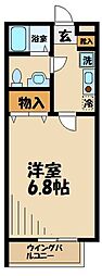 アルテ・K 1Kの間取図画像