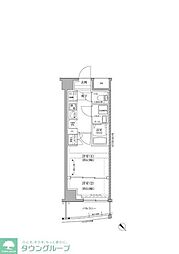 RELUXIA国分寺 2Kの間取図画像