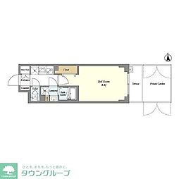 ルネサンスコート上北沢Grand 1Kの間取図画像