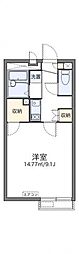 レオネクストフエキ2 1Kの間取図画像