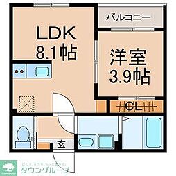 間取図画像 1LDK