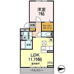 間取図画像 1LDK
