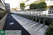 駐輪場です