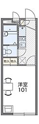 レオパレスガーデン 1Kの間取図画像