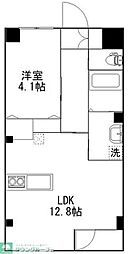 メゾンドジュエル 1LDKの間取図画像