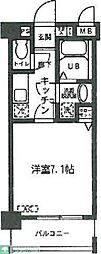 S.PALM 1Kの間取図画像