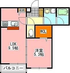 R-Eight 1LDKの間取図画像