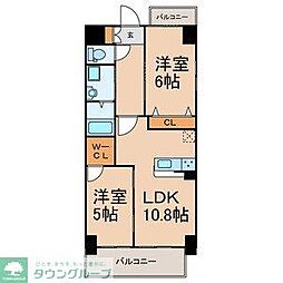 アルファード 2LDKの間取図画像
