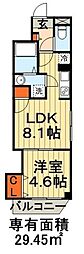 エスポワール 1LDKの間取図画像