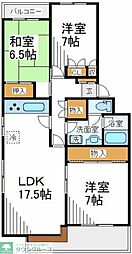 プレンディ東船橋 3LDKの間取図画像