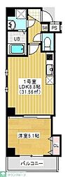 アルカンシエル船橋 1LDKの間取図画像
