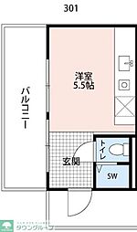 間取図画像 ワンルーム