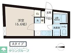 間取図画像 1K