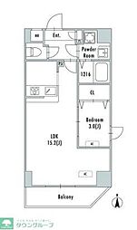 間取図画像 1LDK