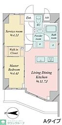 ドゥーエ王子神谷 1SLDKの間取図画像