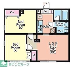 物件の間取り
