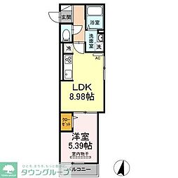 ロイヤルレジデンス3 1LDKの間取図画像