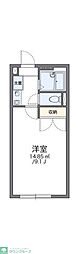 メイプルハイム高野台1号館 1Kの間取図画像
