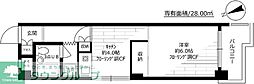 朝日第2目白台マンション 1Kの間取図画像
