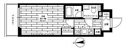 グランドコンシェルジュ池袋本町イースト 1Kの間取図画像