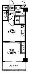 フォートレス南長崎 1DKの間取図画像
