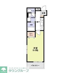 ステラ目白台 1Kの間取図画像