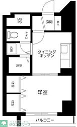 パール上池袋 1DKの間取図画像