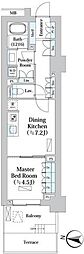 PARKHOMES文京小石川HillTerrace 1DKの間取図画像