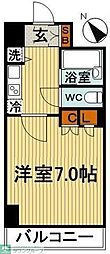 KDX文京千石レジデンス 1Kの間取図画像