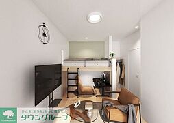 KEIAI RESIDENCE 五香 2階1Kのリビング/ダイニング