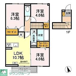 間取図画像 3LDK