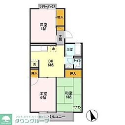 サンVパーク・3 3DKの間取図画像