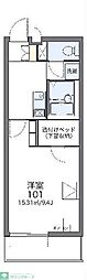 レオパレスコスモエムケー 1Kの間取図画像