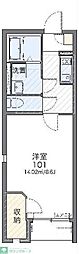 LEONEXTアルカディア 1Kの間取図画像