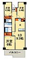 北柏宿連寺ハイツ6階9.5万円